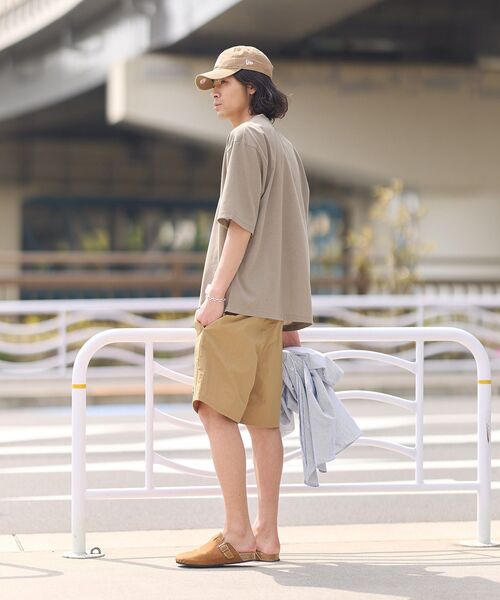 CRAFT STANDARD BOUTIQUE(クラフトスタンダードブティック)の「接触冷感/吸水速乾/UVカット DRY-MIX ヘンリーネックTEE(Tシャツ/カットソー・メンズ・オフホワイト/ブラック/グレイッシュベージュ・M/L/XL)」の8枚目の写真