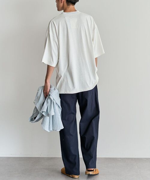 CRAFT STANDARD BOUTIQUE(クラフトスタンダードブティック)の「接触冷感/吸水速乾/UVカット DRY-MIX ヘンリーネックTEE(Tシャツ/カットソー・メンズ・オフホワイト/ブラック/グレイッシュベージュ・M/L/XL)」の16枚目の写真