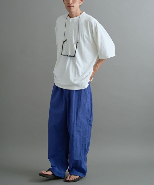 CRAFT STANDARD BOUTIQUE(クラフトスタンダードブティック)の「接触冷感/吸水速乾/UVカット DRY-MIX ヘンリーネックTEE(Tシャツ/カットソー・メンズ・オフホワイト/ブラック/グレイッシュベージュ・M/L/XL)」の17枚目の写真