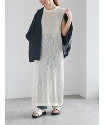 メッシュニットワンピース《2025summer catalog item》