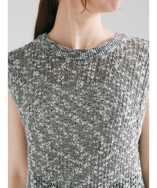 Te chichi(テチチ)の「メッシュニットワンピース《2025summer catalog item》(ワンピース・レディース・ブラック/オフホワイト・F)」の12枚目の写真