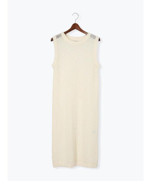 Te chichi(テチチ)の「メッシュニットワンピース《2025summer catalog item》(ワンピース・レディース・ブラック/オフホワイト・F)」の11枚目の写真