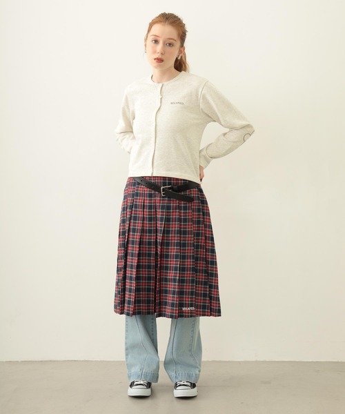 MILKFED.(ミルクフェド)の「PLEATED PLAID SKIRT(スカート・レディース・ブラック/レッド/ネイビー・ONE SIZE)」の17枚目の写真