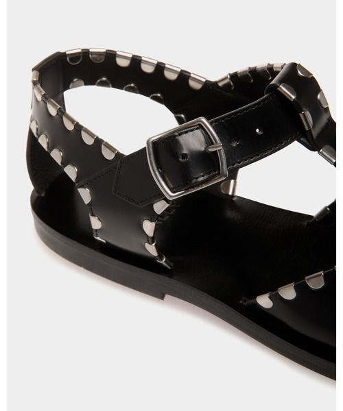 BALLY バリー 黒 スタッズ ミュール レディース レザー BALLY バリー 黒 スタッズ ミュール レディース レザー レディース