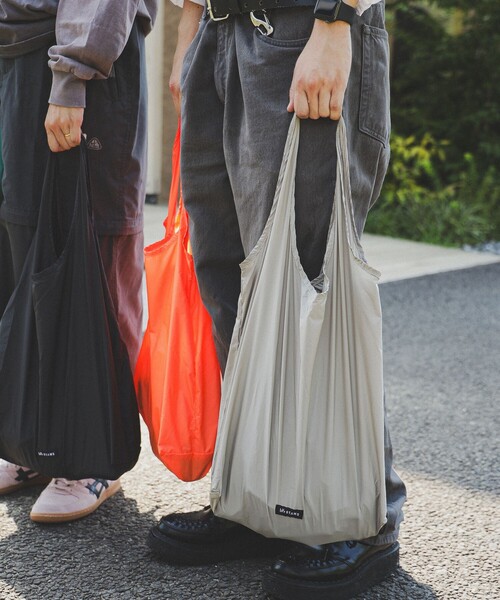 bpr BEAMS（ビーピーアール ビームス ）の「リップストップ マルシェバッグ（トートバッグ・レディース・グリーン/ブラック/パープル/グレー/オレンジ/ベージュ・ONE SIZE）」の3枚目の写真