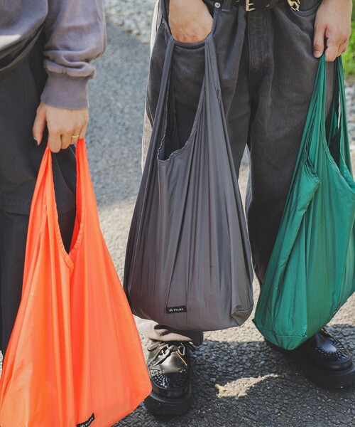 bpr BEAMS（ビーピーアール ビームス ）の「リップストップ マルシェバッグ（トートバッグ・レディース・グリーン/ブラック/パープル/グレー/オレンジ/ベージュ・ONE SIZE）」の2枚目の写真