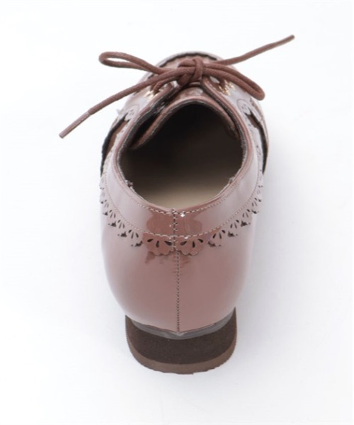 axes femme（アクシーズファム）の「ジャガード切替レインシューズ（パンプス・レディース・ブラウン/ブラック・MEDIUM/LARGE）」の7枚目の写真