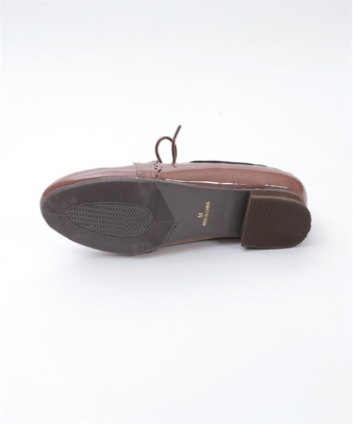 axes femme（アクシーズファム）の「ジャガード切替レインシューズ（パンプス・レディース・ブラウン/ブラック・MEDIUM/LARGE）」の12枚目の写真