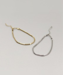 ieLS（イエルズ）の「金属アレルギー対応「ieLS」ステンレス　デザインチェーンブレスレット（ブレスレット）」