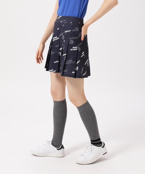JACK BUNNY ブラック、前からプリーツスカート、後ろはショーパン！ JACK BUNNY ブラック、前からプリーツスカート、後ろはショー