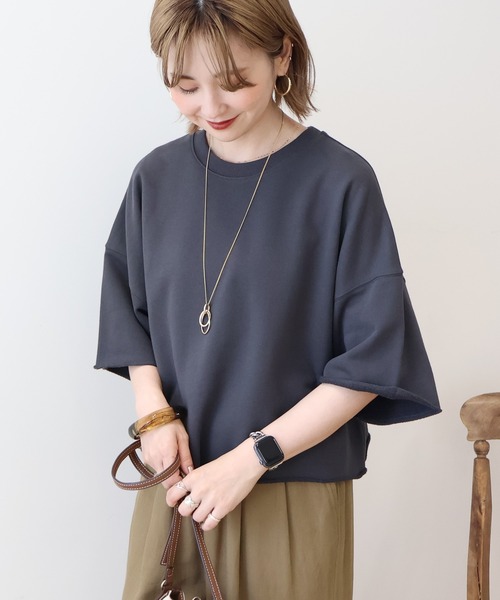 2/22限定価格　ぷっくり裏毛袖ボリュームカットソー BEARDSLEY（ビアズリー）の「ぷっくり裏毛袖ボリューム