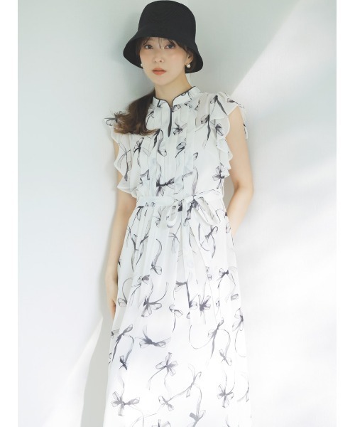 SNIDEL（スナイデル）の「ペーパーハット（ハット・レディース・ブラック/ベージュ/ブラウン・F）」の15枚目の写真