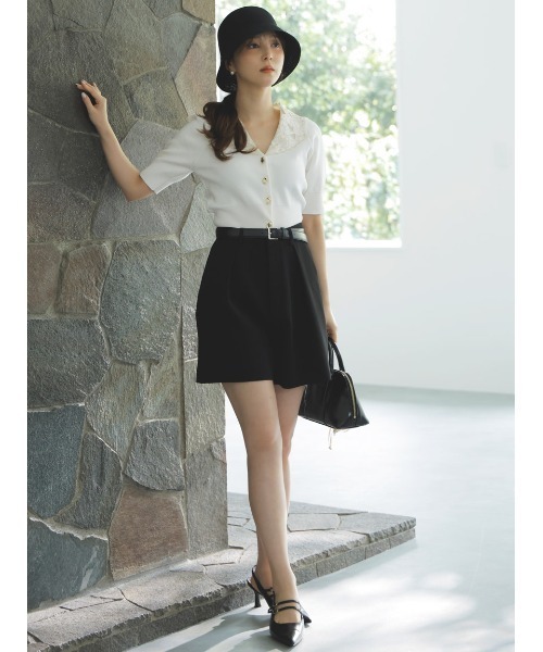 SNIDEL（スナイデル）の「ペーパーハット（ハット・レディース・ブラック/ベージュ/ブラウン・F）」の18枚目の写真