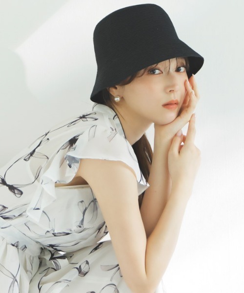 snidel ハット SNIDEL（スナイデル）の「ウールバケットハット（ハット）」 - WEAR