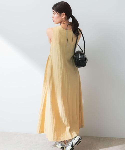 F by ROSSO（エフバイロッソ）の「撥水2WAYフレアワンピース（ワンピース・レディース・ブラック/イエロー/ブラウン・FREE）」の9枚目の写真