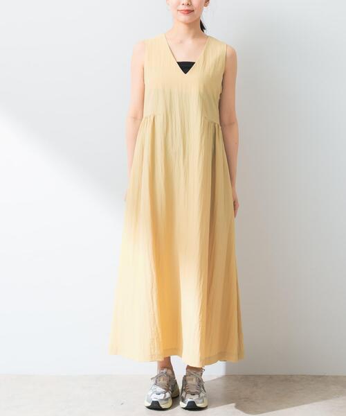 F by ROSSO（エフバイロッソ）の「撥水2WAYフレアワンピース（ワンピース・レディース・ブラック/イエロー/ブラウン・FREE）」の10枚目の写真