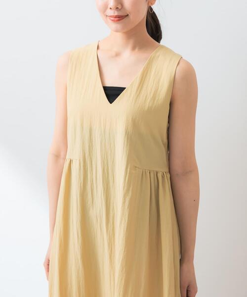 F by ROSSO（エフバイロッソ）の「撥水2WAYフレアワンピース（ワンピース・レディース・ブラック/イエロー/ブラウン・FREE）」の13枚目の写真