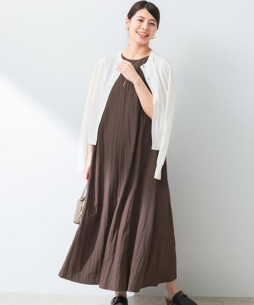 F by ROSSO（エフバイロッソ）の「撥水2WAYフレアワンピース（ワンピース・レディース・ブラック/イエロー/ブラウン・FREE）」の17枚目の写真