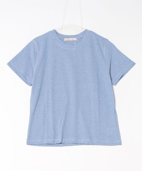 BANICO（バニコ）の「ミニパターンベーシックTシャツ (SS)（Tシャツ/カットソー・レディース・ネイビー/ブルー/ライトベージュ・LARGE/MEDIUM）」の10枚目の写真