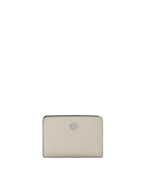 TORY BURCH（トリーバーチ）の「ロビンソン ペブルド バイフォールド ウォレット（財布・レディース・ストーン/ブラック/ライトグレー/イエロー系/モカ/サンドベージュ/ライトブラウン・ONE SIZE）」の8枚目の写真