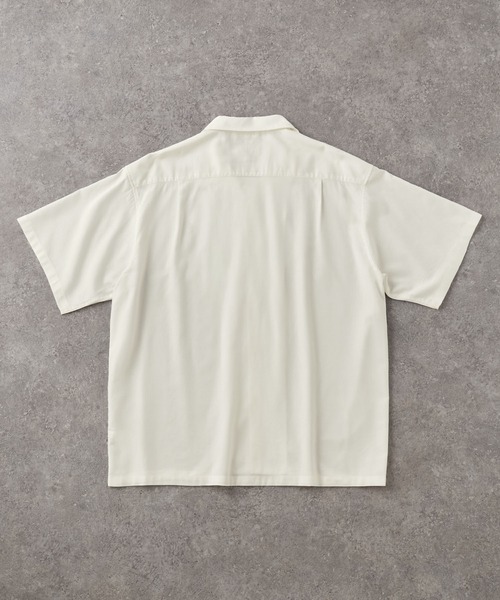 KANGOL/カンゴール 別注 ワンポイント刺繍 オープンカラー半袖