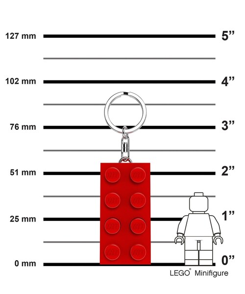LEGO(レゴ)の「LEGO(R) / LED Lite Brick Keychain キーライト(キーホルダー・レディース・ブルー/レッド・ONE SIZE)」の7枚目の写真