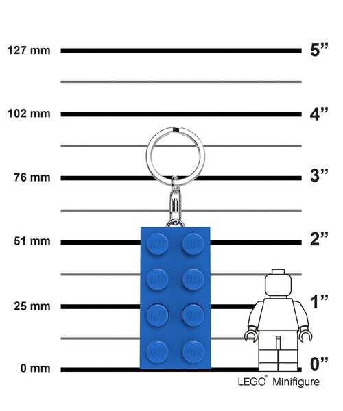 LEGO(レゴ)の「LEGO(R) / LED Lite Brick Keychain キーライト(キーホルダー・レディース・ブルー/レッド・ONE SIZE)」の13枚目の写真