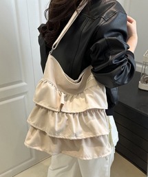 Miniministore(ミニミニストア)のフリルショルダーバッグ ティアードバッグ(トートバッグ)