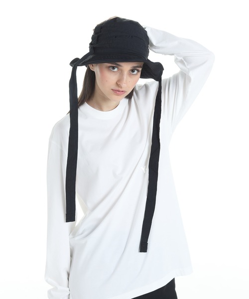 Y-3 BUCKET HAT Mサイズ58センチ Y-3 logo-print Bucket Hat | Neutrals | FARFETCH