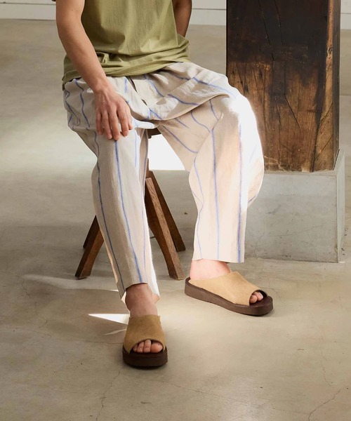 Organic handloom（オーガニックハンドルーム）の「Organic handloom/オーガニックハンドルーム　RICHT（サンダル・メンズ・ブラック/タン・23cm/24cm/25cm/26cm/27cm/28cm）」の11枚目の写真