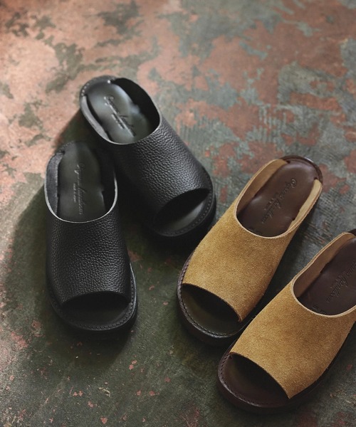 Organic handloom（オーガニックハンドルーム）の「Organic handloom/オーガニックハンドルーム　RICHT（サンダル・メンズ・ブラック/タン・23cm/24cm/25cm/26cm/27cm/28cm）」の13枚目の写真
