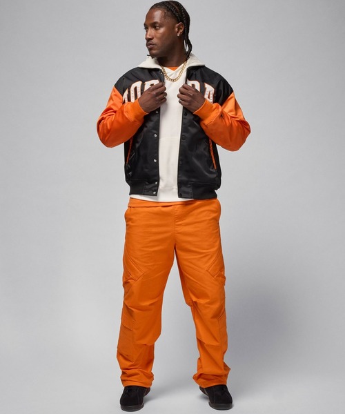 JORDAN BRAND（ジョーダンブランド）の「JORDAN BRAND M J BRK CLGTE VRSTY JKT / ジョーダン ブランド ジョーダン BRK CLGTE バーシティ ジャケット / NIKE【SP】（その他アウター・メンズ・ブラック×ブルー/ブラック系その他・S/M/L/XL/XXL）」の20枚目の写真