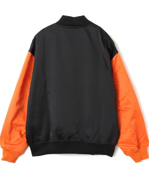 JORDAN BRAND（ジョーダンブランド）の「JORDAN BRAND M J BRK CLGTE VRSTY JKT / ジョーダン ブランド ジョーダン BRK CLGTE バーシティ ジャケット / NIKE【SP】（その他アウター・メンズ・ブラック×ブルー/ブラック系その他・S/M/L/XL/XXL）」の18枚目の写真