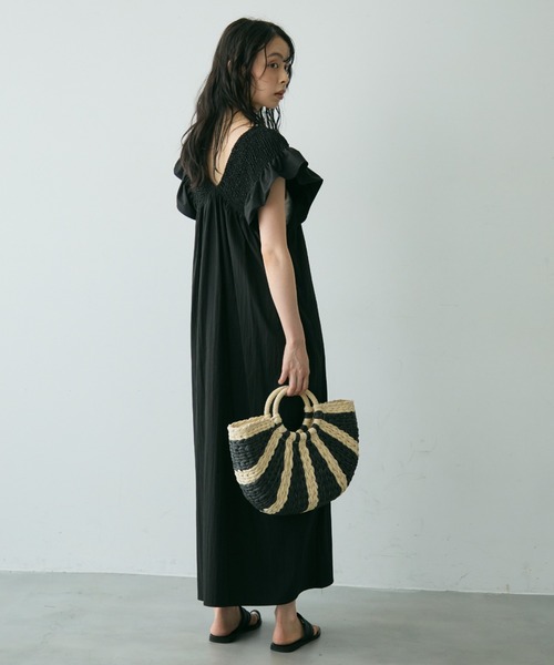 【極美品】ロエベ ハンドバッグ ラフィア アナグラム かごバッグ 持ち手調整可 LOEWE - LOEWEロエベ ポシェットバッグ ショルダー斜めがけカゴ