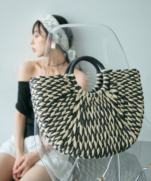 人気AUSブランド☆ Forever New 大きめ ラウンド カゴバッグ human woman かごバッグ カゴバッグ Bonjourラフィアバッグ