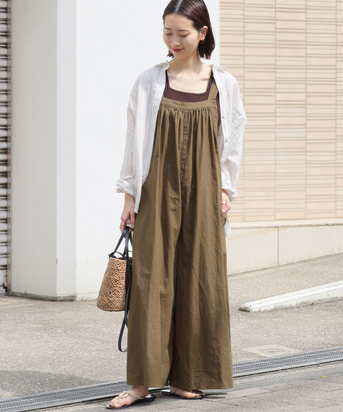 JOURNALSTANDARD relume 手洗い可 / ギャザーサロペット セール】《再入荷！》【手洗い可】1枚でサマになる。 ギャザー