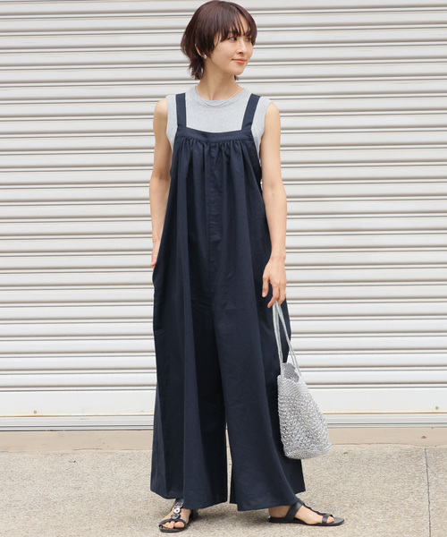 JOURNAL STANDARD relume　ギャザーサロペット JOURNAL STANDARD relume サロペット オーバーオール 「再入荷