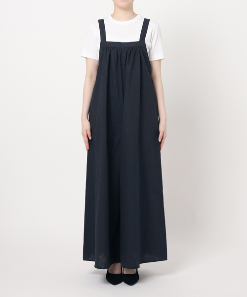 JOURNAL STANDARD relume(ジャーナルスタンダード レリューム)の「《再入荷!》【手洗い可】1枚でサマになる。 ギャザーサロペット(サロペット/オーバーオール・レディース・ネイビー/アイボリー/カーキ・FREE)」の18枚目の写真