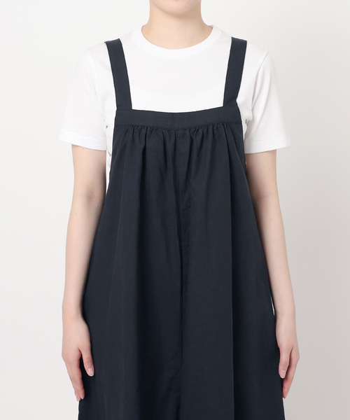 JOURNAL STANDARD relume(ジャーナルスタンダード レリューム)の「《再入荷!》【手洗い可】1枚でサマになる。 ギャザーサロペット(サロペット/オーバーオール・レディース・ネイビー/アイボリー/カーキ・FREE)」の21枚目の写真
