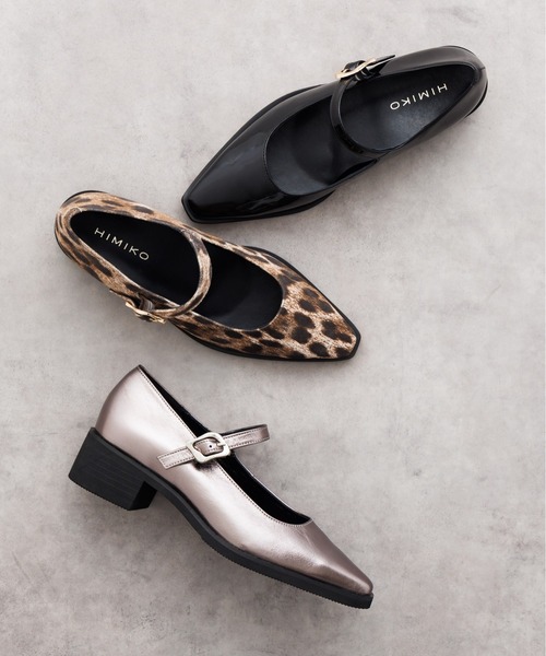 HIMIKO（ヒミコ）の「【HIMIKO】軽量ソールポインテッドトゥメリージェーン/651305（パンプス・レディース・ブラウン系その他/ブラック/ガンメタ・24.5cm/23.5cm/22.5cm/22.0cm/25.5cm/24.0cm/23.0cm/25.0cm）」の4枚目の写真
