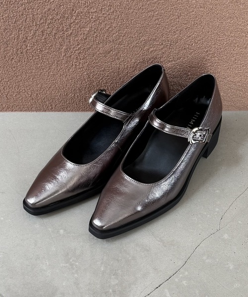 HIMIKO（ヒミコ）の「【HIMIKO】軽量ソールポインテッドトゥメリージェーン/651305（パンプス・レディース・ブラウン系その他/ブラック/ガンメタ・24.5cm/23.5cm/22.5cm/22.0cm/25.5cm/24.0cm/23.0cm/25.0cm）」の21枚目の写真