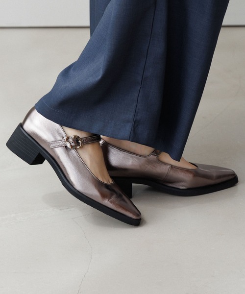 HIMIKO（ヒミコ）の「【HIMIKO】軽量ソールポインテッドトゥメリージェーン/651305（パンプス・レディース・ブラウン系その他/ブラック/ガンメタ・24.5cm/23.5cm/22.5cm/22.0cm/25.5cm/24.0cm/23.0cm/25.0cm）」の22枚目の写真