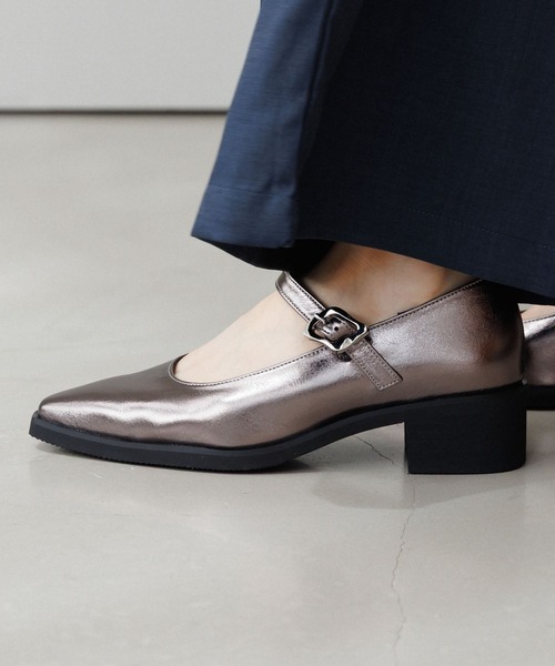 HIMIKO（ヒミコ）の「【HIMIKO】軽量ソールポインテッドトゥメリージェーン/651305（パンプス・レディース・ブラウン系その他/ブラック/ガンメタ・24.5cm/23.5cm/22.5cm/22.0cm/25.5cm/24.0cm/23.0cm/25.0cm）」の18枚目の写真