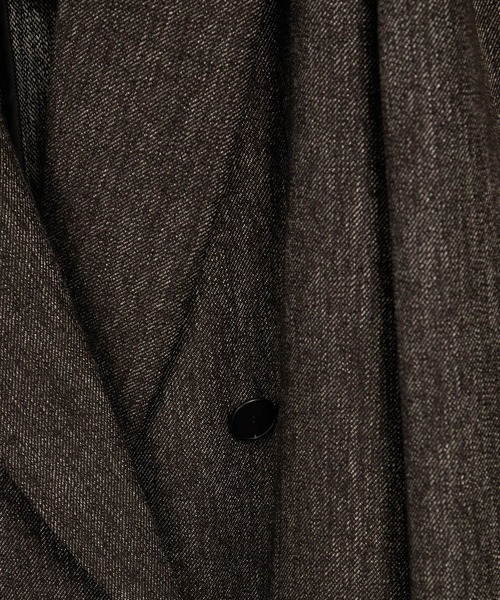 SALON adam et rope'（サロン アダム エ ロペ）の「Riopele（リオペル）ビスコースウールツイルダブルジャケット（テーラードジャケット・レディース・ダークブラウン/ブラック・M/S）」の22枚目の写真