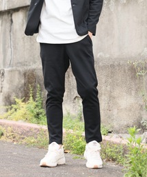 ポンチサルエイルテーパードパンツ