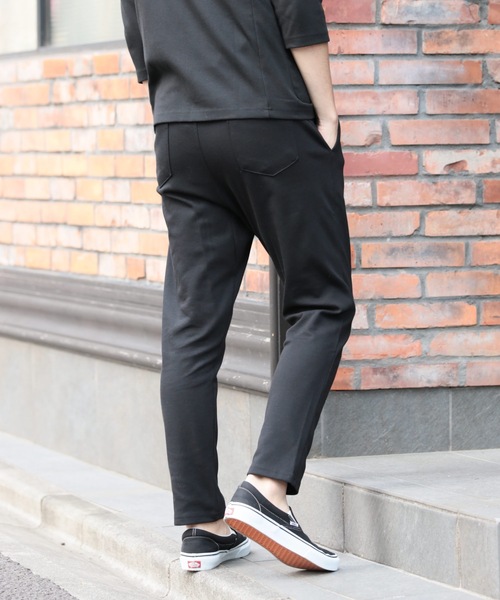 Relation(リレーション)の「ポンチサルエイルテーパードパンツ(その他パンツ・メンズ・ブラック系その他/ブラック/カーキ/ネイビー/チャコールグレー/杢グレー・SMALL/MEDIUM/LARGE/X-LARGE)」の17枚目の写真