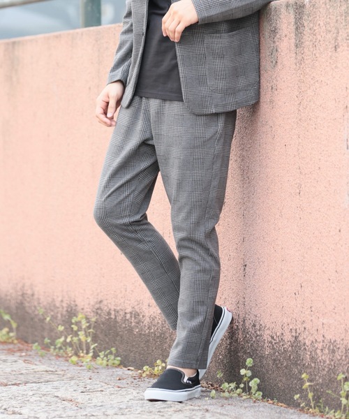 Relation(リレーション)の「ポンチサルエイルテーパードパンツ(その他パンツ・メンズ・ブラック系その他/ブラック/カーキ/ネイビー/チャコールグレー/杢グレー・SMALL/MEDIUM/LARGE/X-LARGE)」の10枚目の写真