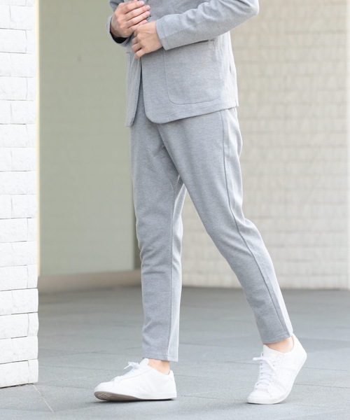 Relation(リレーション)の「ポンチサルエイルテーパードパンツ(その他パンツ・メンズ・ブラック系その他/ブラック/カーキ/ネイビー/チャコールグレー/杢グレー・SMALL/MEDIUM/LARGE/X-LARGE)」の14枚目の写真