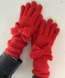 Casselini | 【Casselini】ロングニットリボングローブ 252-112205(手袋)