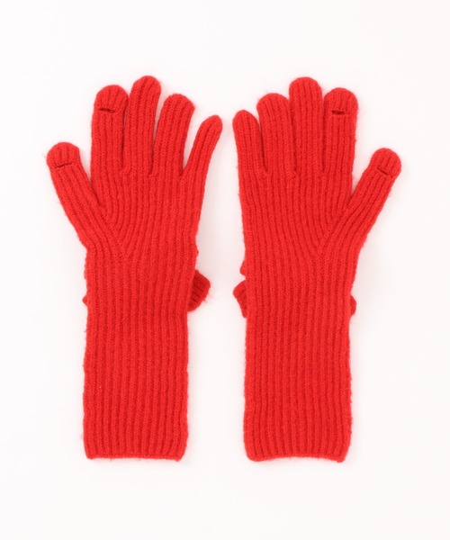 セール】【Casselini】ロングニットリボングローブ 252-112205（手袋